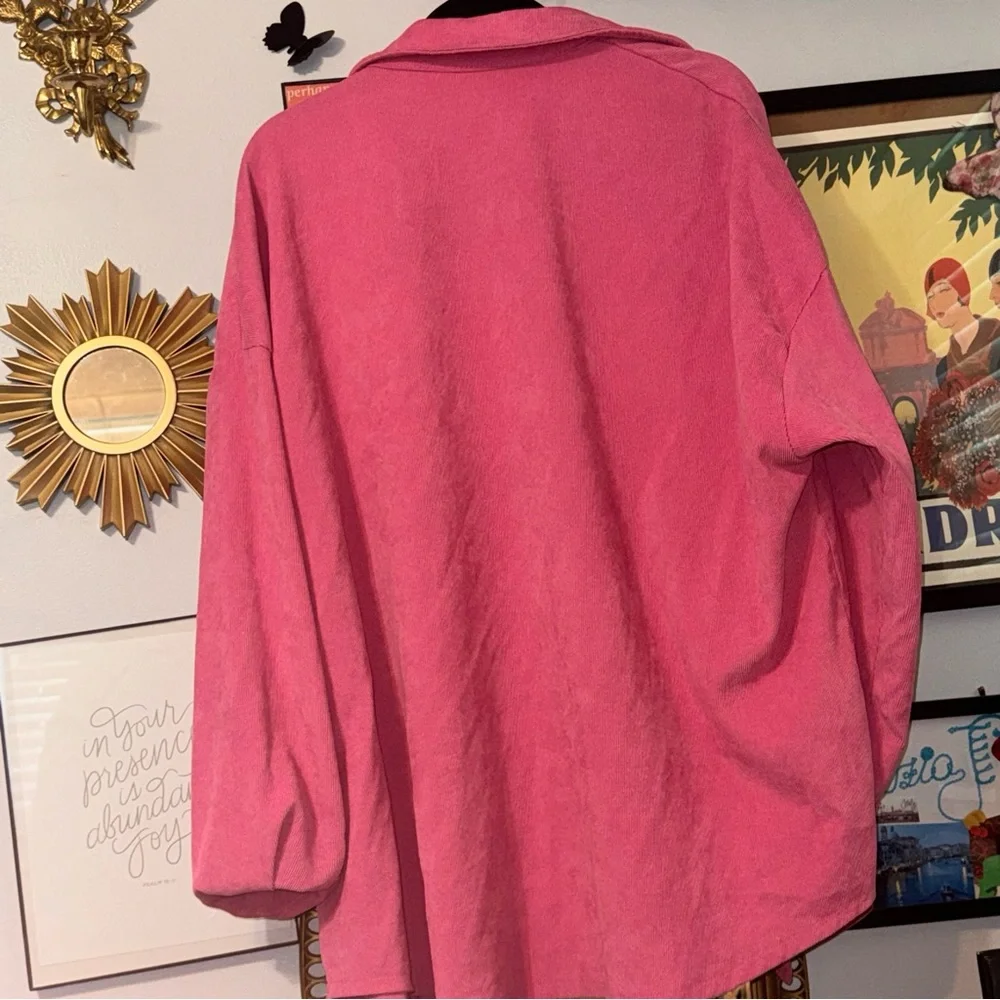 Pink LS Blouse - Picture 2 of 6
